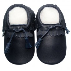 moccasin lace navy